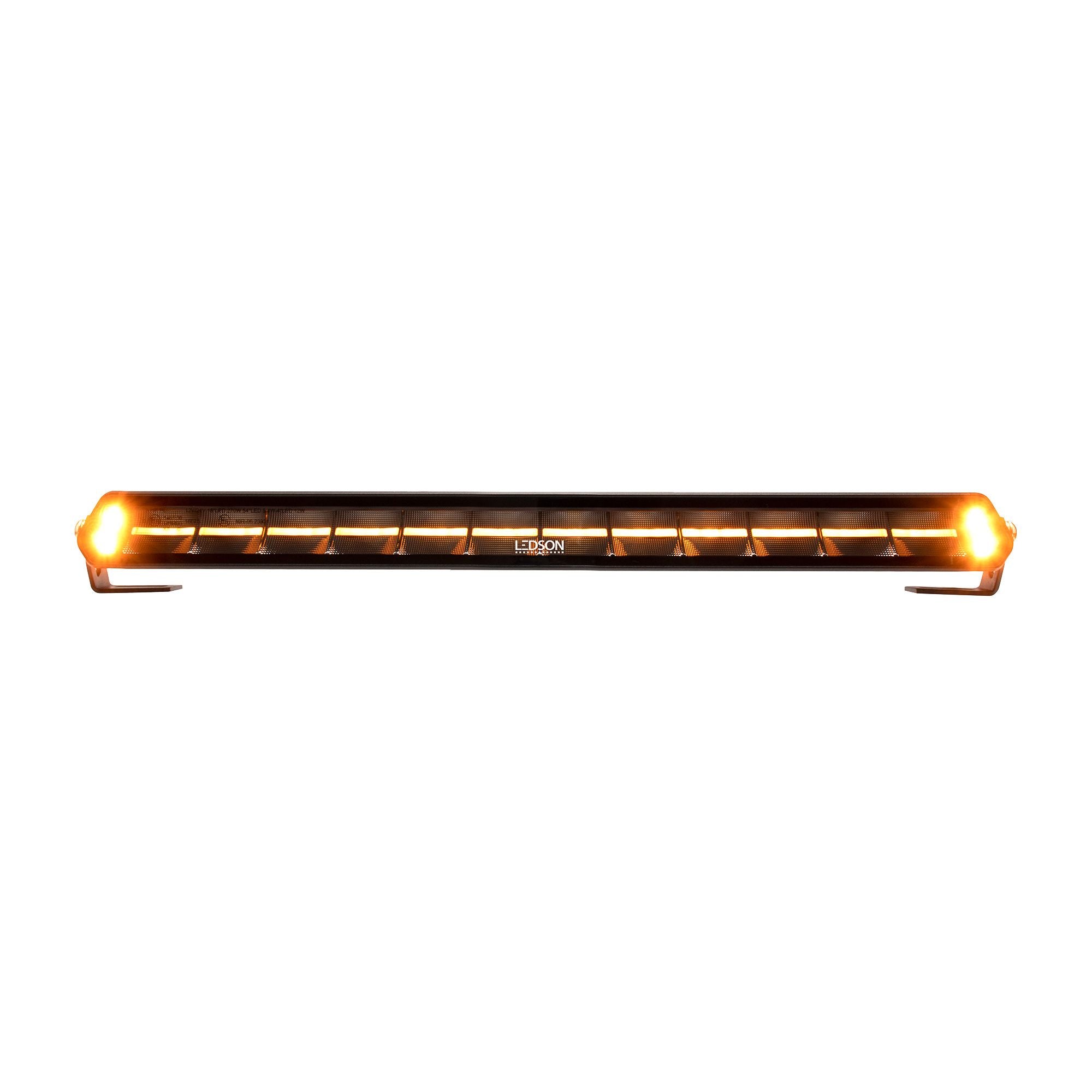 LEDSON Epix20+ Work Strobe LED-Ramp 20" 180W Powerboost, orange/röd pos, blixt - ÖREBRO MC SERVICE